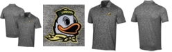 Champion Men's Charcoal Oregon Ducks Micro Mesh Space-Dye Polo Shirt